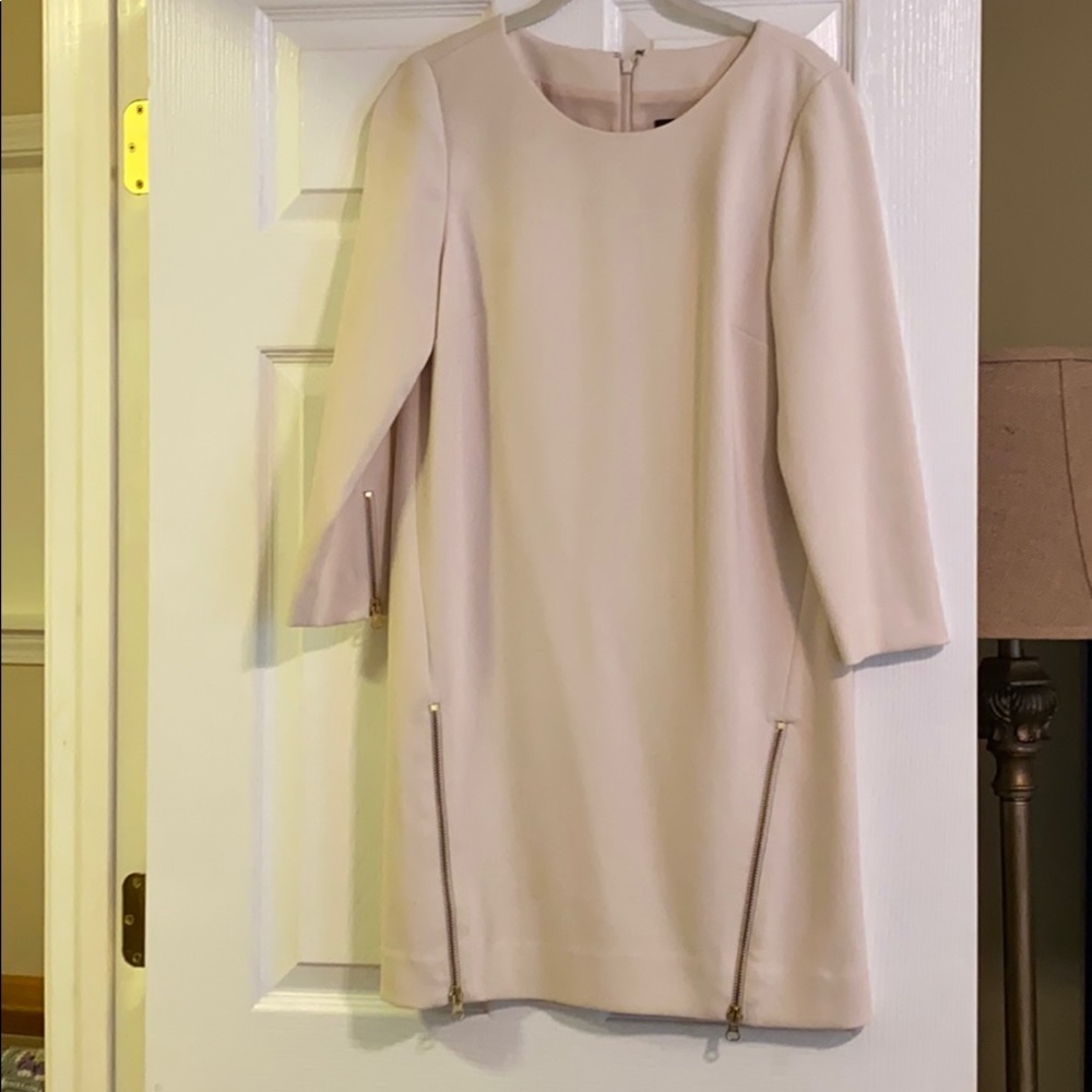 JCrew shift dress with zippers